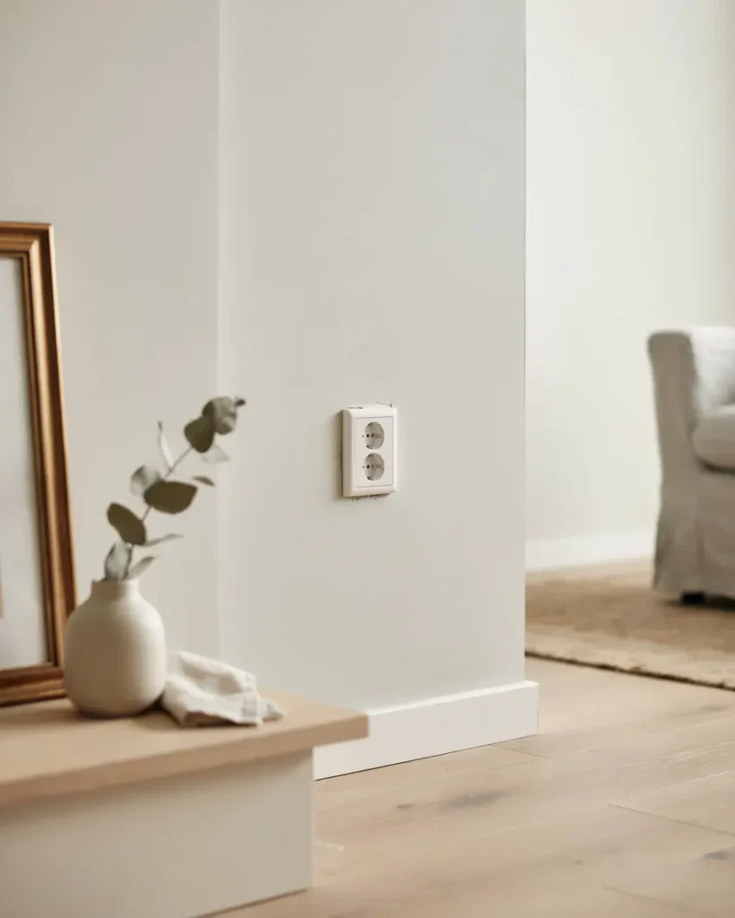 fels kning och byte av eluttag i villa i bollstan s